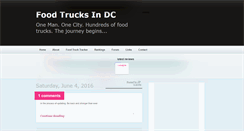 Desktop Screenshot of foodtrucksdc.com